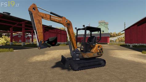 mini excavator farming simualtor|fs19 mods for excavators.